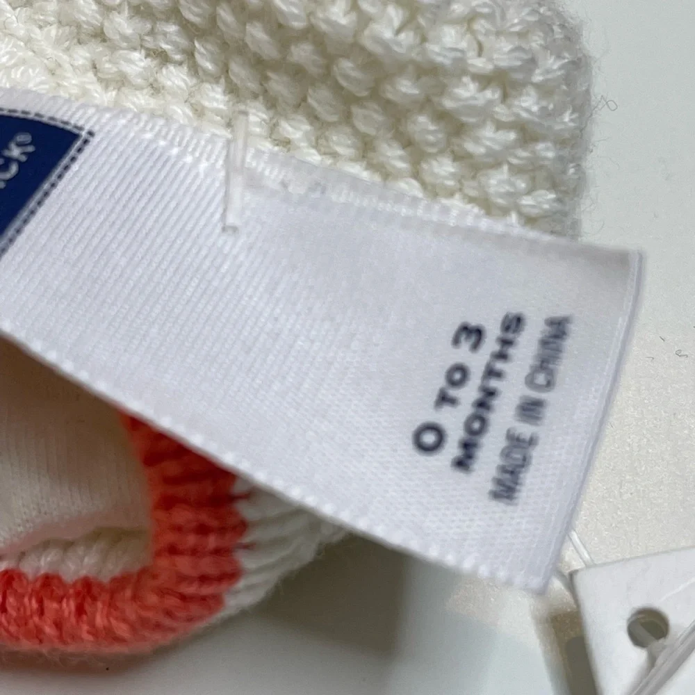 Janie & Jack Knit Pompom Beret 0-3 months